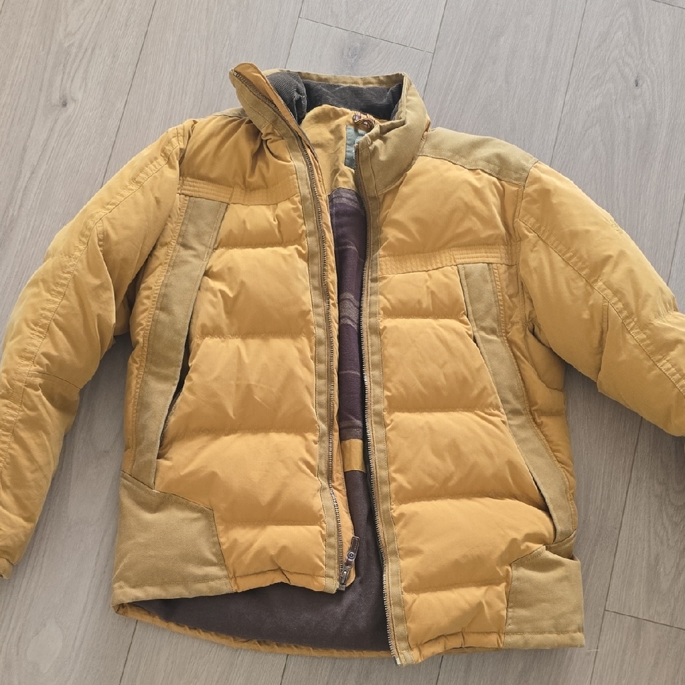 Timberland Mustard Puffer Jacket